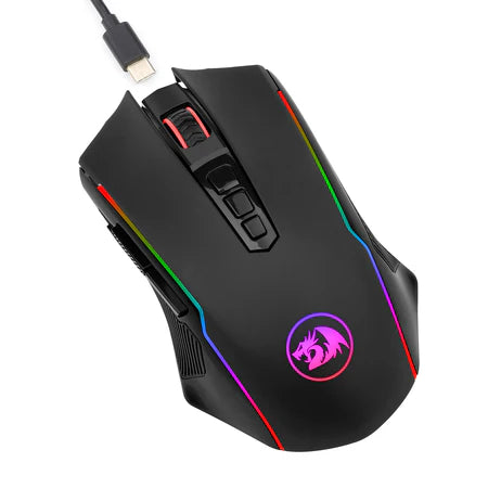 Redragon Ranger M910-KS Dual mode wireless 8000 DPI sensor 8 buttons with quick fire RGB backlight 10M clicks with software