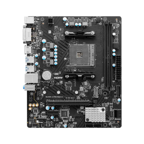 MSI B450M-A PRO MAX II Motherboard Built for Reliable AM4 Gaming Performance
