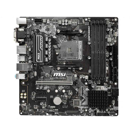 MSI B450M PRO-VDH Max AM4 M.2 USB 3 DDR4 D-Sub DVI HDMI micro-ATX Motherboard