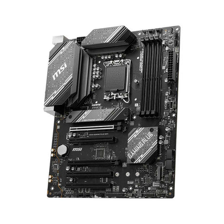 MSI B760 GAMING PLUS WIFI ATX Wi-Fi 6E LGA 1700 - Support Intel Core 14th 13th 12th Gen Processors - DDR5 Memory Boost 6800+MHz/OC 2 x PCIe 4.0 x16 2 x M.2 Gen4