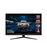 شاشة MSI G321Q مسطحة مقاس 31.5 بوصة بدقة 2K WQHD IPS، معدل تحديث 170 هرتز، زمن استجابة 1 مللي ثانية، ألوان الشاشة 1.07B، نسبة العرض إلى الارتفاع 16:9، نسبة التباين 1200:1، تقنية Freesync HDR