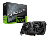 MSI GeForce RTX 5060 Ti 8G SHADOW 2X PLUS: Blackwell Architecture with DLSS 4 for Ultimate Gaming