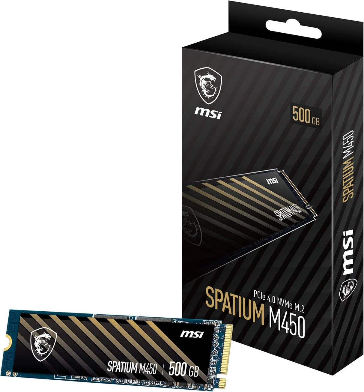 MSI SPATIUM M450 – Unlock Gaming & Creative Speed with PCIe 4.0 NVMe Power