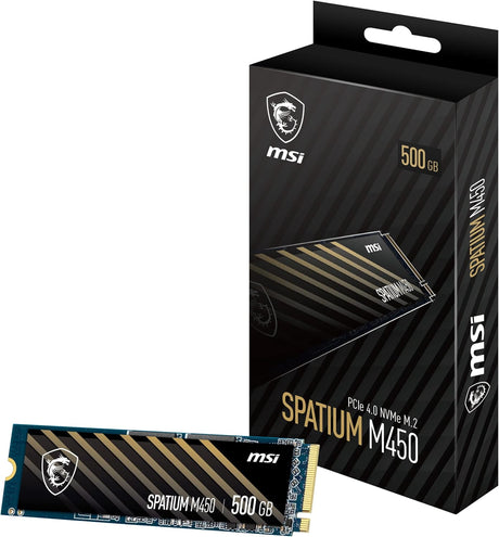 MSI SPATIUM M450 – Unlock Gaming & Creative Speed with PCIe 4.0 NVMe Power