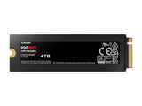 Samsung 990 Pro 4TB solid-state drive on a white background
