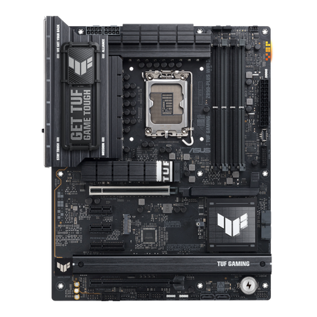 ASUS TUF Gaming Z890-PLUS WiFi Socket Intel LGA 1851 Ultra Processors (Series 2) (ATX, PCIe 5.0, DDR5, DisplayPort, HDMI, Thunderbolt 4, 4X M.2, WiFi 7, Q-Release, Aura Sync)