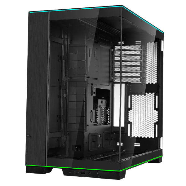 Lian Li O11 Dynamic EVO RGB Mid Tower Case — Tempered Glass Front & Side Panels, Supports Up to 420mm Radiators, 140mm Fans, Vertical GPU Mounting Option