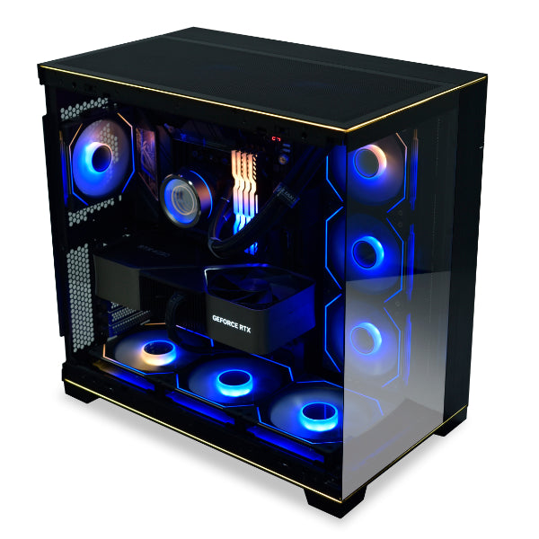 Lian Li O11 Dynamic EVO RGB Mid Tower Case — Tempered Glass Front & Side Panels, Supports Up to 420mm Radiators, 140mm Fans, Vertical GPU Mounting Option
