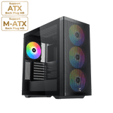 Xigmatek Osiris 140mm ARGB BTF Super Tower + Prime 1000W 80+ Gold PSU