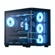 AeroCool P500C Mid-Tower PC Case (Black/White) with Aero 750W 80+ Bronze