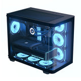 AeroCool P500C Mid-Tower PC Case (Black/White) with Aero 750W 80+ Bronze