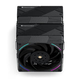 مبرد وحدة المعالجة المركزية Thermalright Heatsink Phantom Spirit 120 EVO، مبرد هواء لوحدة المعالجة المركزية بأنابيب حرارية 7×6 مم، مبرد كمبيوتر بمروحة PWM مزدوجة، سرعة 2150 دورة في الدقيقة، متوافق مع AMD AM4 AM5/Intel 1700/1150/1151/1200/17XX/2011