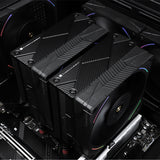 مبرد وحدة المعالجة المركزية Thermalright Heatsink Phantom Spirit 120 EVO، مبرد هواء لوحدة المعالجة المركزية بأنابيب حرارية 7×6 مم، مبرد كمبيوتر بمروحة PWM مزدوجة، سرعة 2150 دورة في الدقيقة، متوافق مع AMD AM4 AM5/Intel 1700/1150/1151/1200/17XX/2011