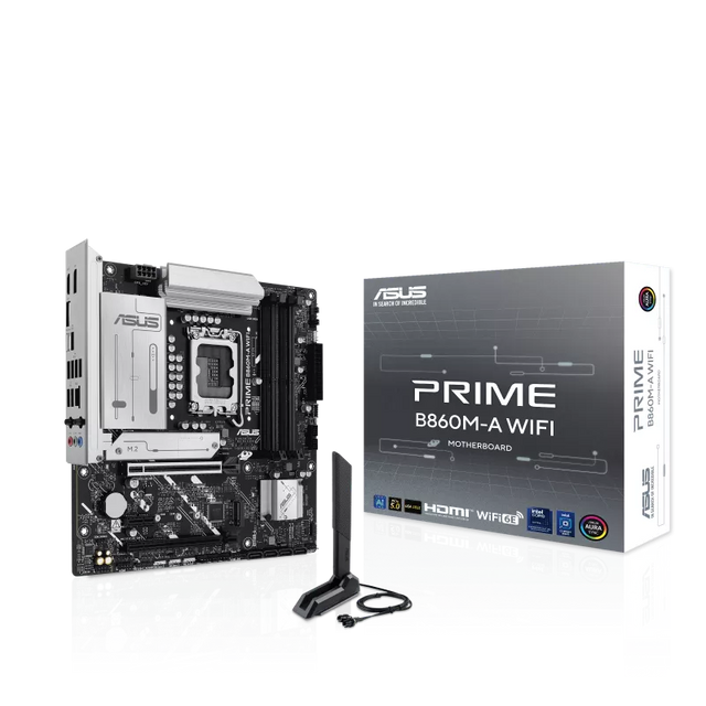 ASUS PRIME B860M-A WIFI – AI-Ready mATX Gaming Motherboard