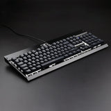 REDRAGON KG010 Mechanical Gaming Keyboard – Brown Switch – White Led (White)-(Black)