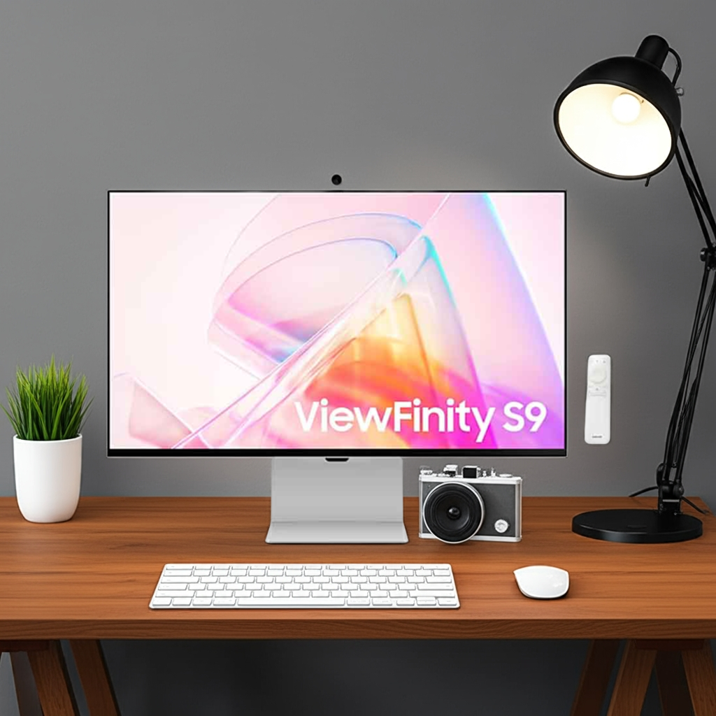 Samsung 27Inch ViewFinity S9 S90PC 5K Monitor LS27C902PAUXEN