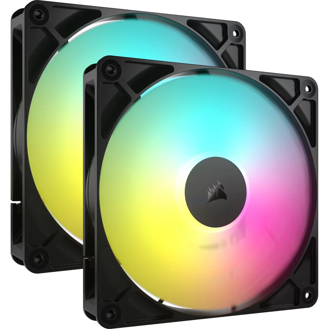 Corsair RS140 ARGB 140mm PWM Fans Dual Pack – Magnetic Dome Bearing