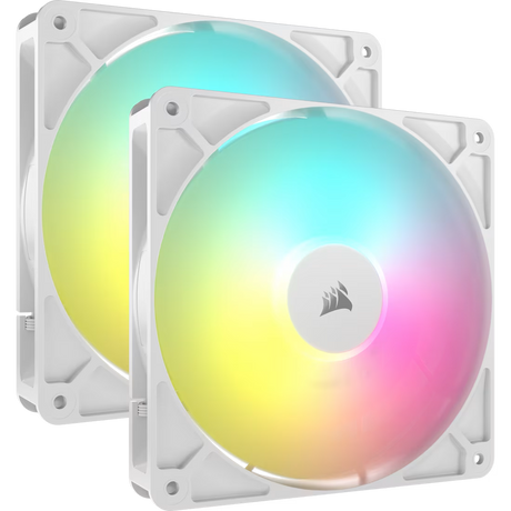 Corsair RS140 ARGB 140mm PWM Fans Dual Pack – Magnetic Dome Bearing