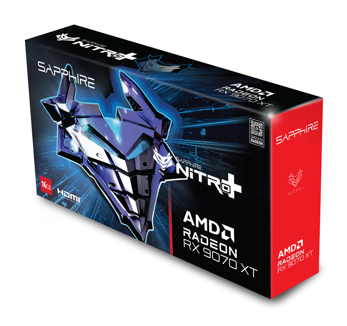 SAPPHIRE NITRO+ Radeon RX 9070 XT GAMING OC  16GB GDDR6 PCI Express 5.0 x16 ATX