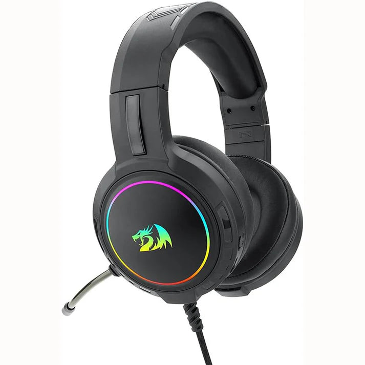 سماعة ألعاب Redragon H270 Mento RGB سلكية بدرايفرز 50mm وإضاءة RGB حيوية