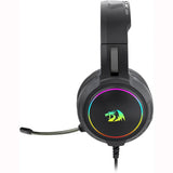 سماعة ألعاب Redragon H270 Mento RGB سلكية بدرايفرز 50mm وإضاءة RGB حيوية