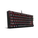 Redragon K552 KUMARA Mechanical Gaming Keyboard - RED Switch - Rainbow Backlight - 87 Key TKL Size - Arabic/English Keys|| Black
