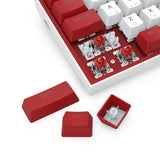 Redragon K617WR-RGB Fizz White/Red Compact 60% Mechanical Gaming Keyboard – Red Switches, RGB Lighting, Full Anti-Ghosting, USB-C Connectivity