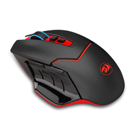 Redragon Mouse para jogos M990 MMO, mouse gamer RGB com fio de alta precisão 32000 DPI com 23 botões programáveis, 16 teclas macro laterais, suporte de software, base de alumínio Redragon Mouse para jogos M990 MMO, mouse gamer RGB com fio de alta precisão 32000 DPI com 23 botões programáveis, 16 teclas macro laterais, suporte de software, base de alumínio
