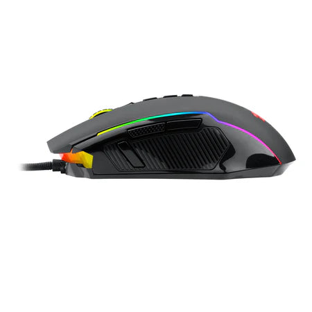 Redragon M910-K , RGB Backlit, Adjustable 8000 DPI, Opitical Wired with 9 Programmable Buttons & Fire Button, PC Gaming Mouse for Windows/Mac, Black