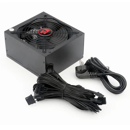 Redragon RGPS GC-PS002 600W gaming power supply - reliable 80 Plus Bronze efficiency