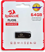 Redragon RU016 64GB USB 3.2 Flash Drive Ultra-Fast 200 MB/s Storage