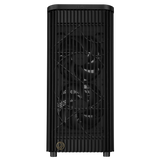 ASUS ProArt PA401 Tempered Glass Panel MID Tower ATX PC Case Wooden Front Panel Tempered Glass Side Panel 2 x 160 mm Ring Blade Fan Button Lock