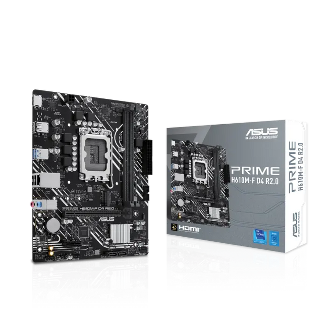 ASUS PRIME H610M-F D4 R2.0 LGA 1700 Gaming Motherboard