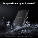 Lexar SL300 USB 3.2 Gen 2 Type-C Portable External SSD Black