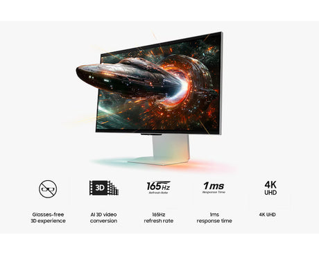 Samsung Odyssey 3D G90XF 27″ 4K 165Hz Gaming Monitor – Glasses-Free Immersion