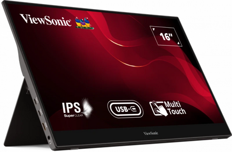 ViewSonic TD1655 16” USB-C Multi-Touch Portable Monitor