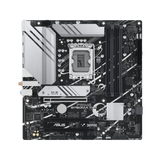 ASUS PRIME B760M-A WIFI (LGA 1700) mATX mortheboard with PCIe 4.0, DDR5, two M.2 slots, Realtek 2.5Gb Ethernet, Wi-Fi 6, DisplayPort, Dual HDMI™, SATA 6 Gbps, rear USB 3.2 Gen 2, front USB 3.2 Gen 1 Type-C®, Aura Sync