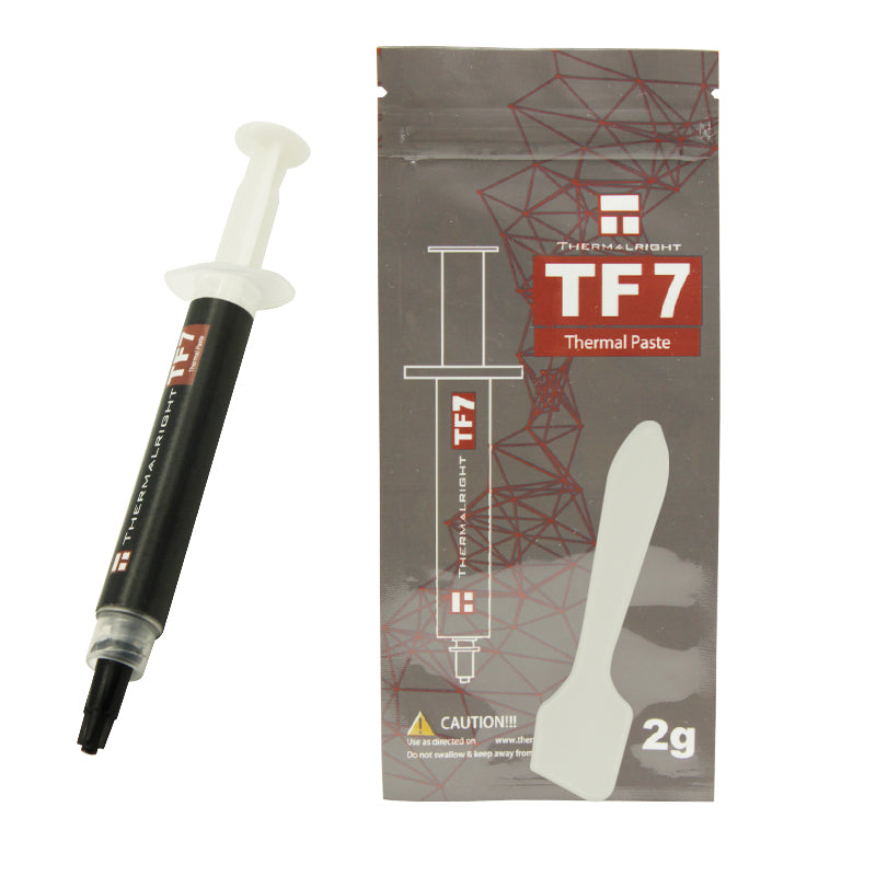 THERMALRIGHT TF7 2g – High-performance thermal paste with 12.8 W/m·K conductivity, non-conductive, safe, and suitable for CPUs and GPUs.