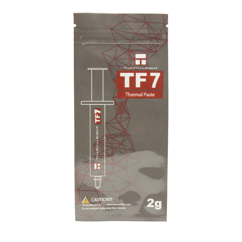 THERMALRIGHT TF7 2g – High-performance thermal paste with 12.8 W/m·K conductivity, non-conductive, safe, and suitable for CPUs and GPUs.