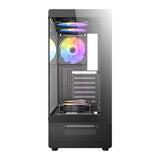 Antec VCX300 ARGB high-airflow mid tower gaming case bundled with 650W PSU
