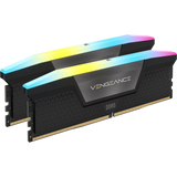 ذاكرة الوصول العشوائي CORSAIR Vengeance RGB DDR5 سعة 64 جيجابايت (2 × 32 جيجابايت) 6000 ميجاهرتز CL40 متوافقة مع AMD Expo