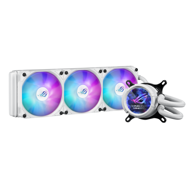ASUS ROG Strix LC III 360 ARGB LCD White Edition – Supreme 360 mm All‑in‑One Liquid Cooler