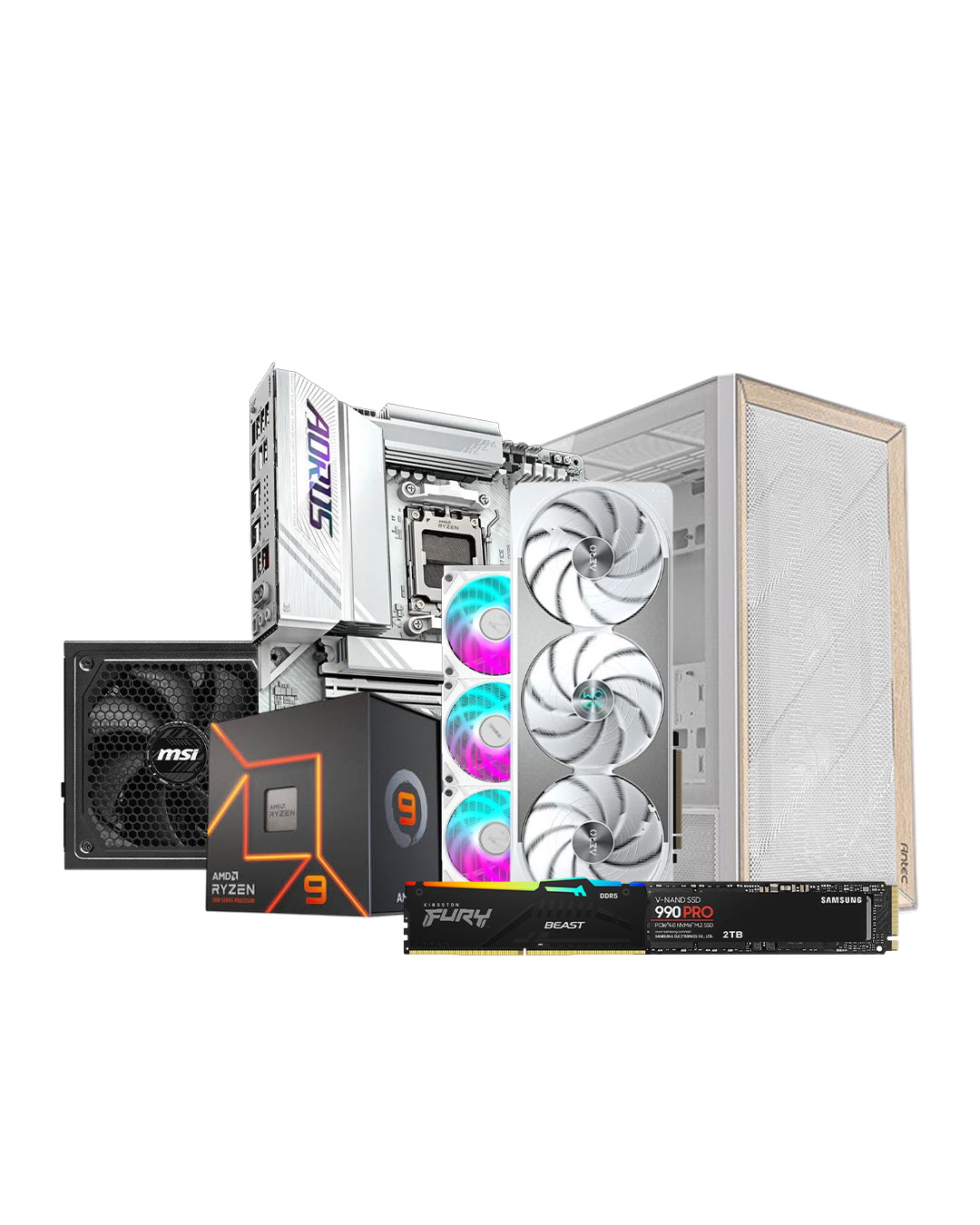 Ryzen 9 Gaming PC Build | Creator Power | Ryzen 9 7950X | RTX 5070 Ti |