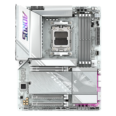 Gigabyte X870E AORUS ELITE WIFI7 ICE Gaming Motherboard