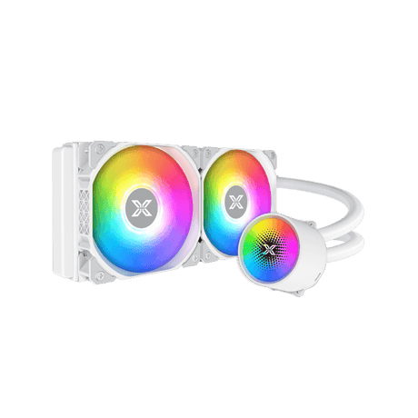 XIGMATEK Liquid Killer X 240 ARGB AIO CPU COOLER (black-white) Intel : LGA 1700/1200 &115X/2011 & 2066 AMD : TR4/AM5/AM4/AM3