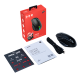 XPG Alpha Gaming Mouse,16,000 DPI, 400 IPS, 6 Programmable Buttons, Ergonomic Design