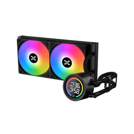 Xigmatek LK 240 Digital Argb Aio Digital Segment LCD Liquid Cpu Cooler Intel: LGA 18XX/1700/1200/115X AMD: AM5/AM4