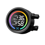 مبرد وحدة المعالجة المركزية السائل Xigmatek LK 240 Digital Argb Aio Digital Segment LCD Intel: LGA 18XX/1700/1200/115X AMD: AM5/AM4