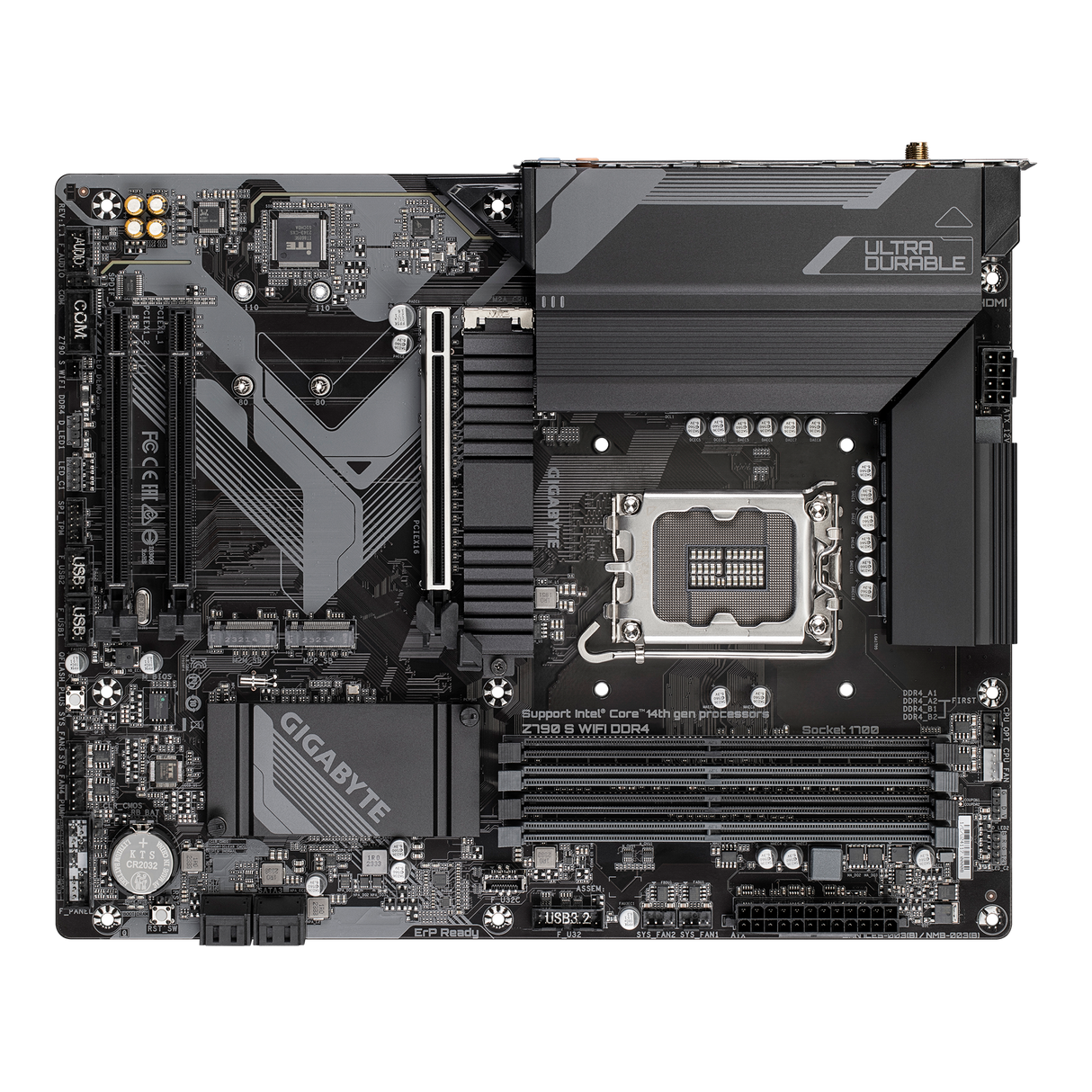 GIGABYTE Z790 S WiFi DDR4 LGA 1700 Intel Z790 ATX Motherboard with DDR4, Triple M.2, PCIe 4.0, USB 3.2 Gen2 Type-C
