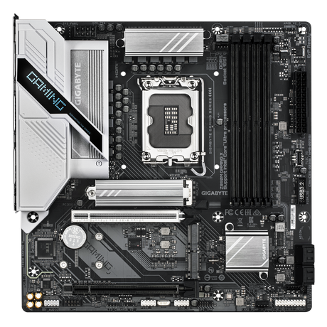 GIGABYTE Z890M Gaming X Core Ultra (Series 2) LGA 1851 mATX DDR5 3X M.2 PCIe 5.0 Front USB Type-C 2.5GbE